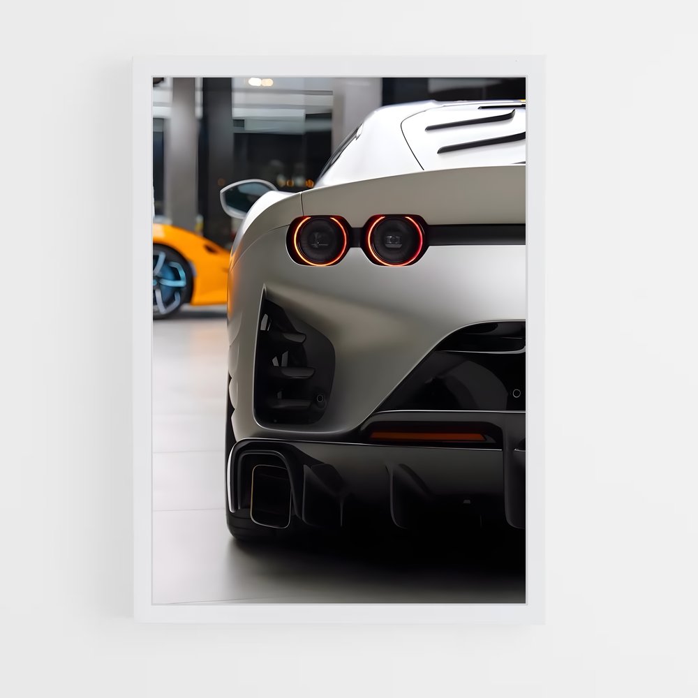 Poster competizione Vitesse immortalisées – affiche Ferrari (vue 3)